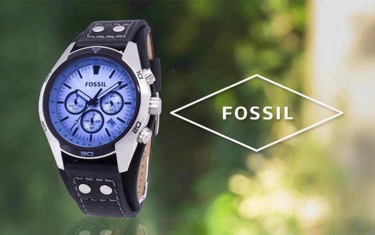 Fossil Coachman Chronograph Black Leather CH2564 Men's Watch