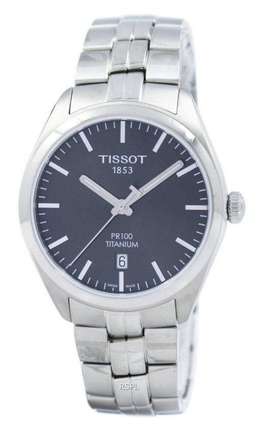 Tissot T-Classic PR 100 Titanium Quartz T101.410.44.061.00 T1014104406100 Mens Watch