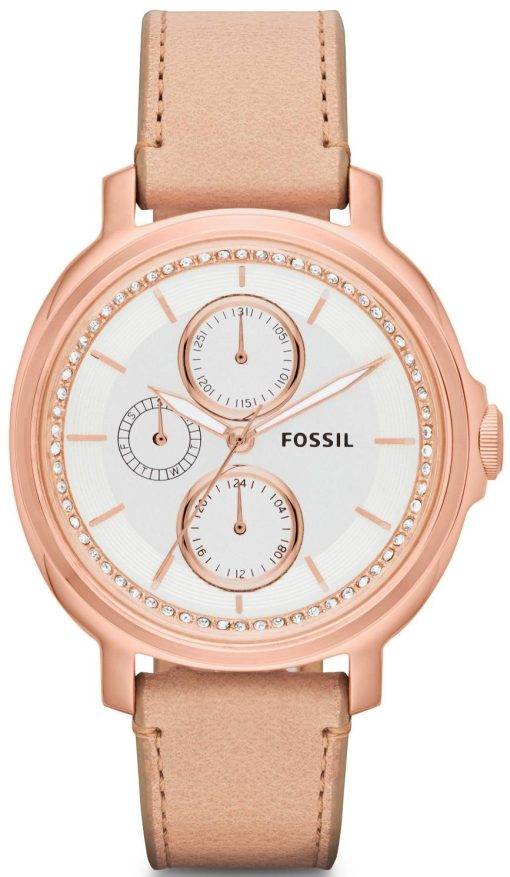 Fossil Chelsey Multifunction Sand Leather Strap ES3358 Womens Watch