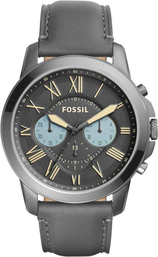 Fossil Grant Chronograph Quartz Gunmetal Dial FS5183 Men's Watch