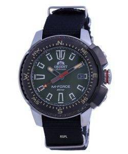 Orient M-Force Green Dial Stainless Steel Automatic Diver's RA-AC0N03E10B 200M Men's Watch
