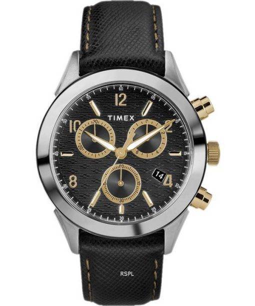 Timex Torrington Chronograph Leather Strap Quartz TW2R90700 Men's Watch