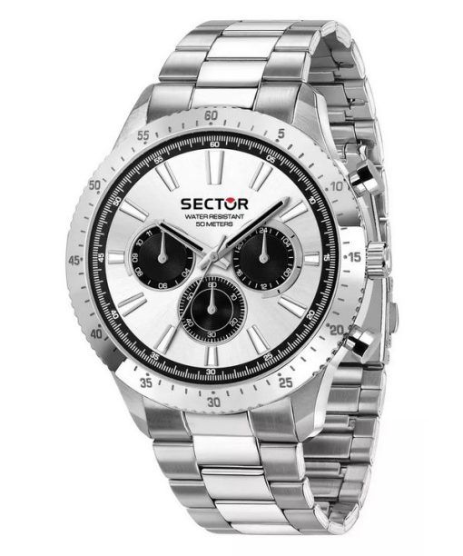 Sector 270 Multifunction Stainless Steel White Dial Quartz R3253578027 Mens Watch